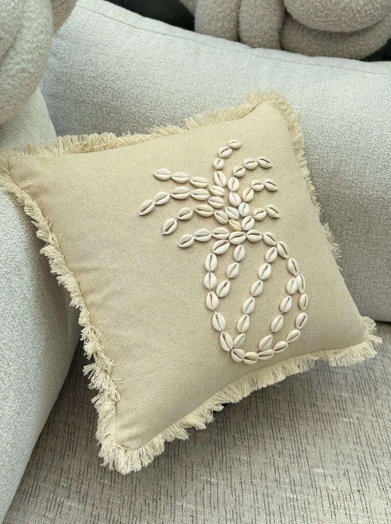 Aberto Design Dekorativna jastučnica DEN005, 43x43 cm, Bež