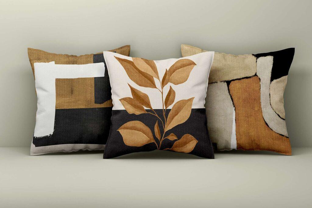 Aberto Design Set ukrasnih jastučnica Asr_plw25-55, 43x43 cm, 3 komada, Šarene