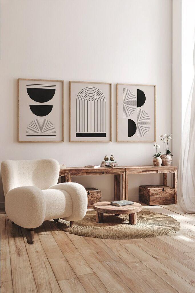 Wallity Slika 3Dartsoho82, 3 dela, 33 x 48 cm