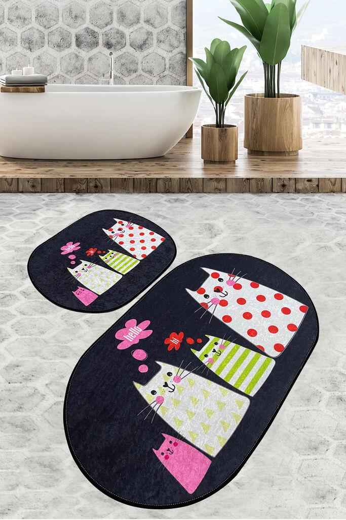 L'essentiel Maison Set od 2 kupaonska tepiha Šarene