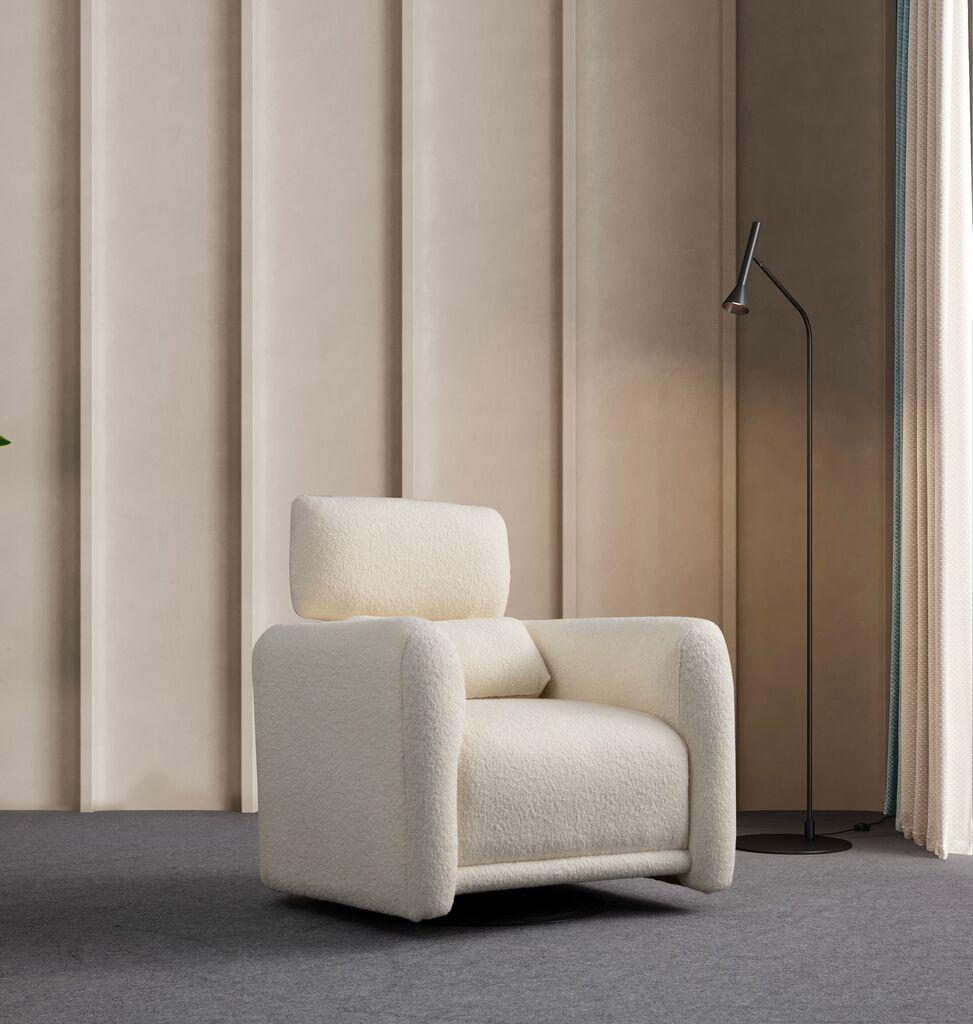 Atelier del Sofa Fotelja Boston, Bijela