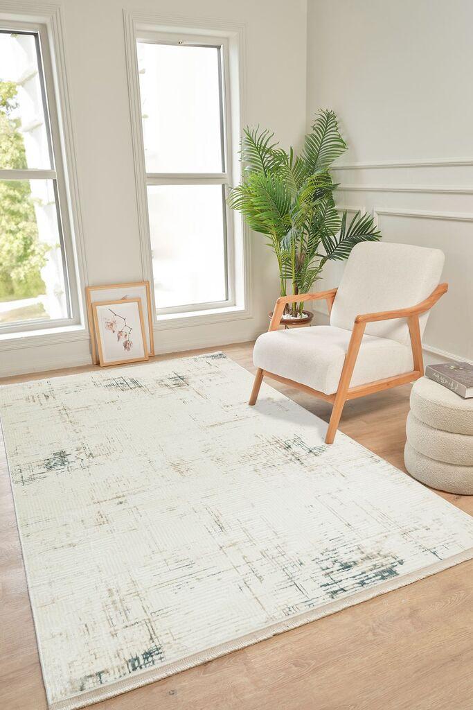 Conceptum Hypnose tepih Kadifem Kd012, 80x400 cm, bijeli