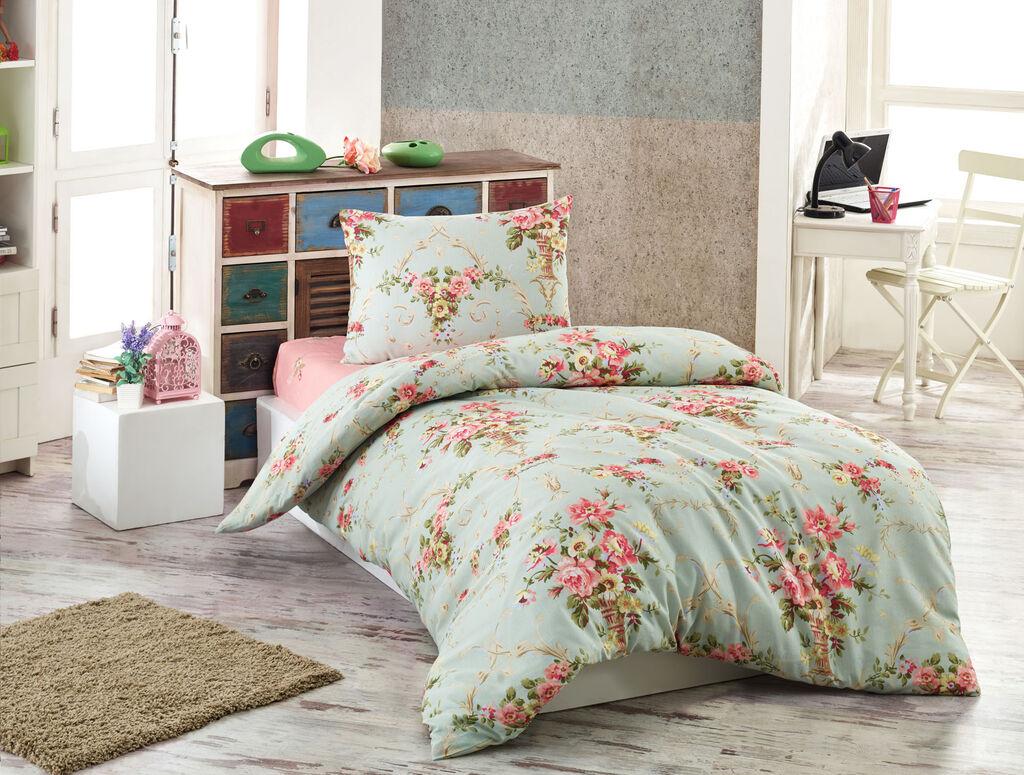 L'essentiel Maison set posteljine Alanur, 160x220cm, zelena