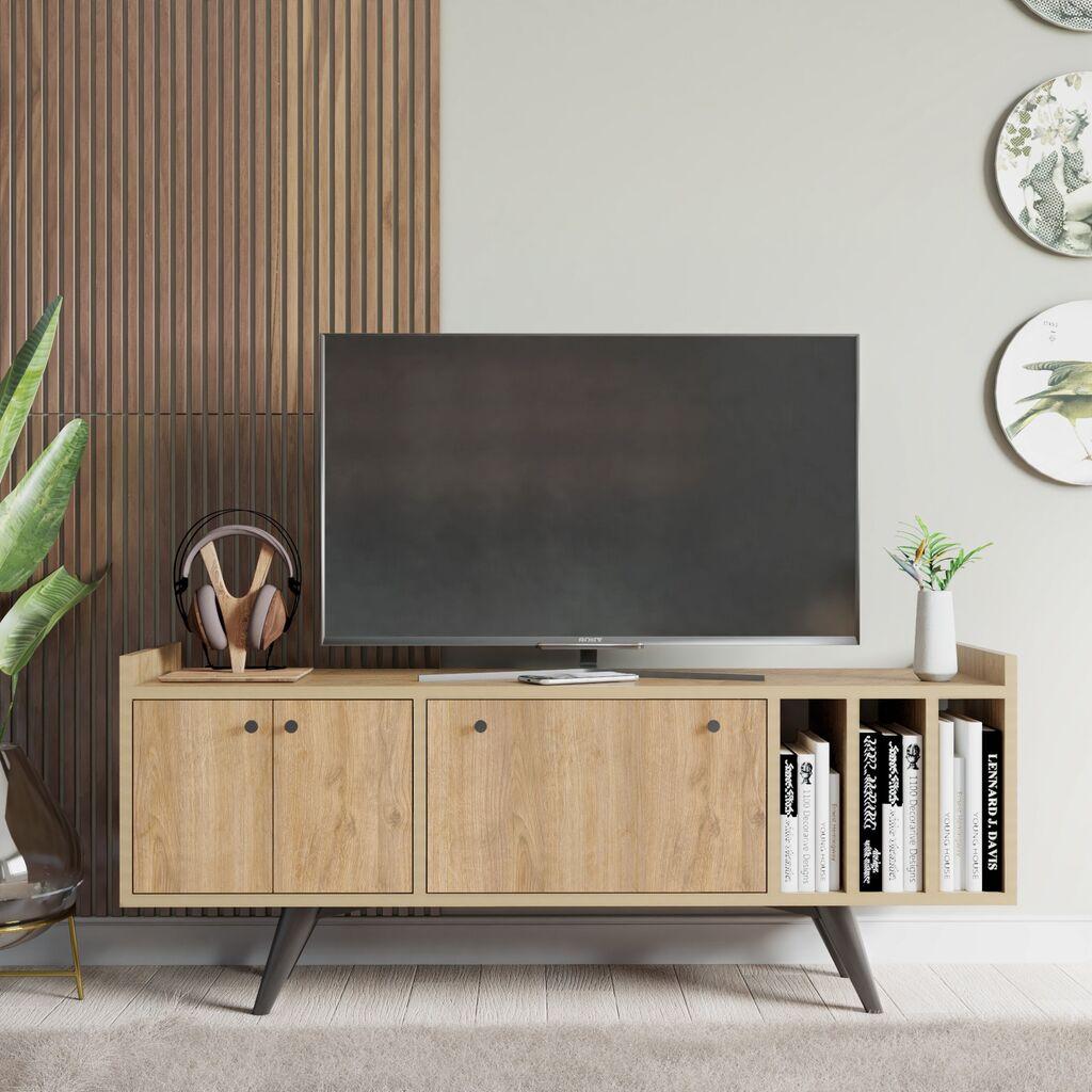 Hanah Kućna TV komoda Brooke, 150x56x40 cm, Hrast