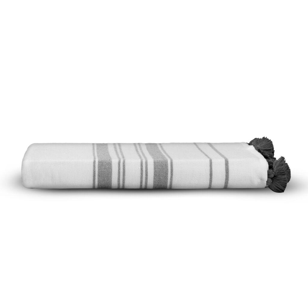 L'essentiel Maison ručnik za ruke 50x90cm Bijelo-crni