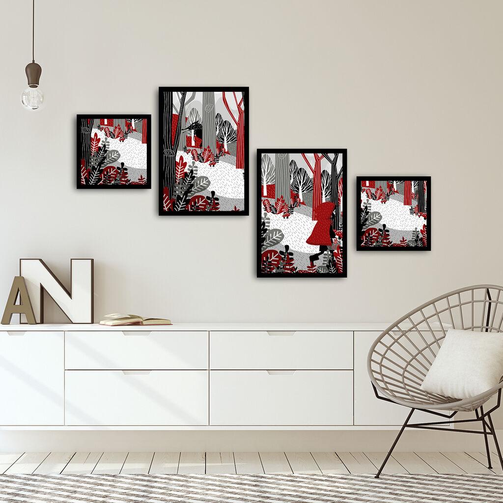 Wallity Slika 4PSCT-17, 4 dela, 136 x 75 cm