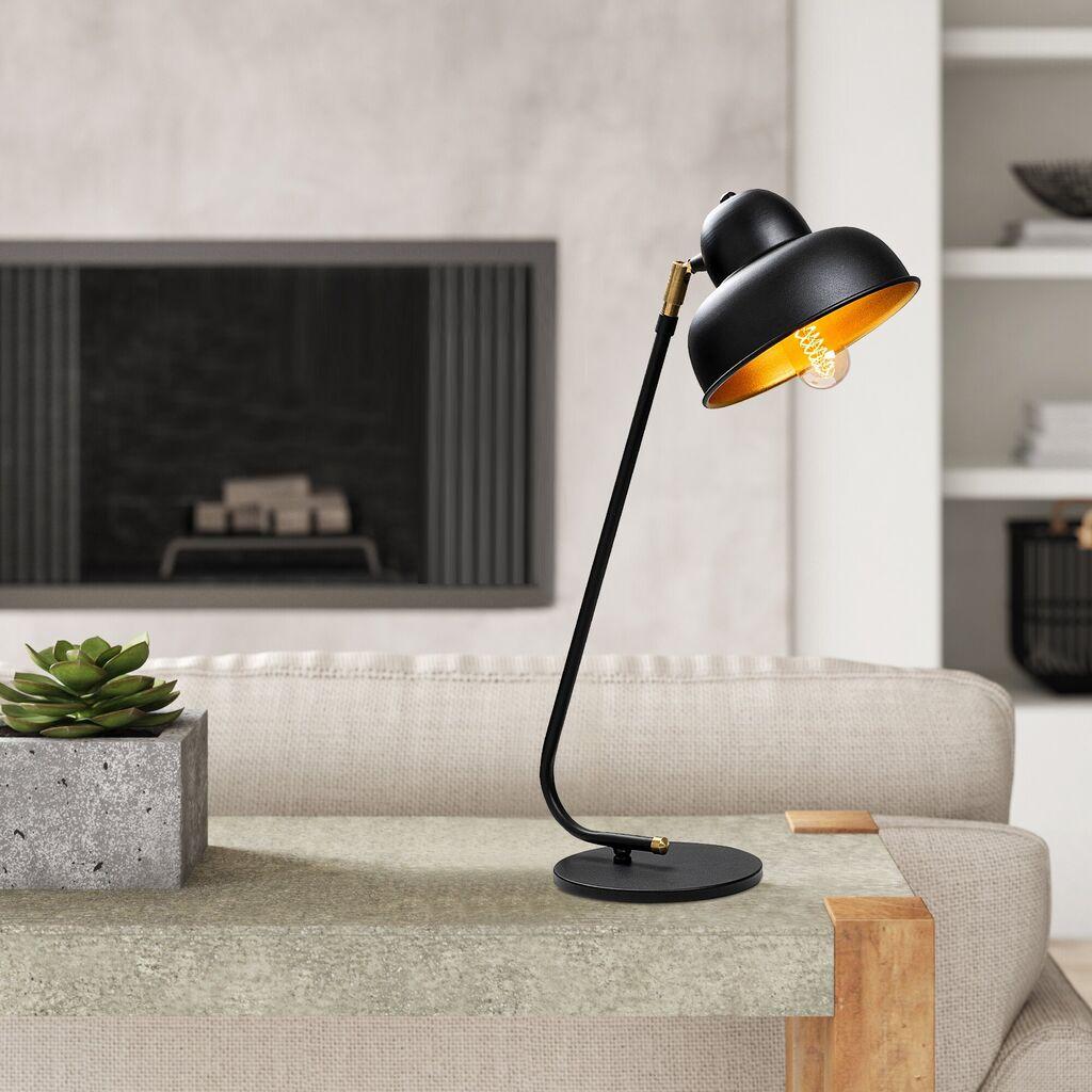 Opviq Berceste 180BLACK ML Stona lampa, Crna