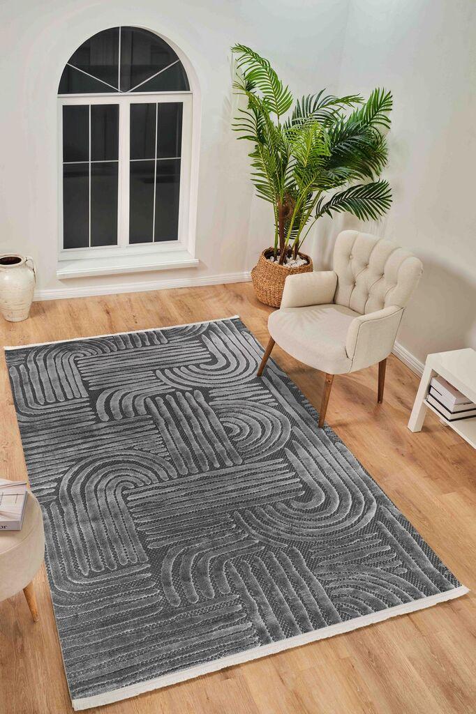 Conceptum Hypnose tepih Boyut By044, 200x400 cm, antracit