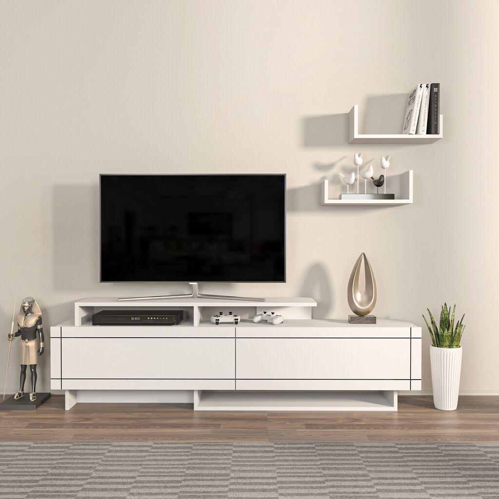 Hanah TV komoda Tammy, 180x54x36,8 cm, bijela