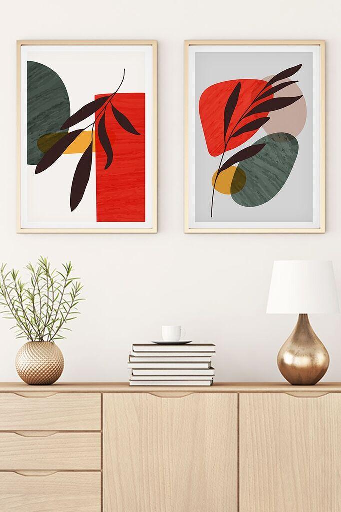 Wallity Uramljena slika Huhu44, 35x50 cm , 2 dela