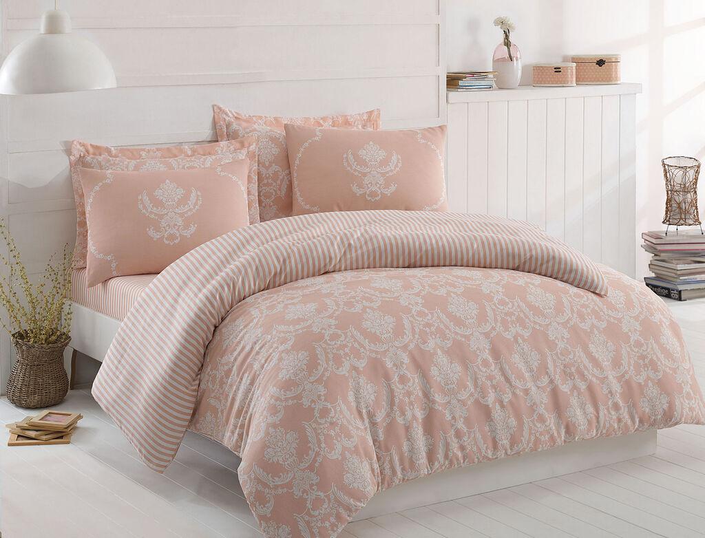 L'essentiel Maison Komplet posteljina Pure, 200x220 cm, Roze-Bijela