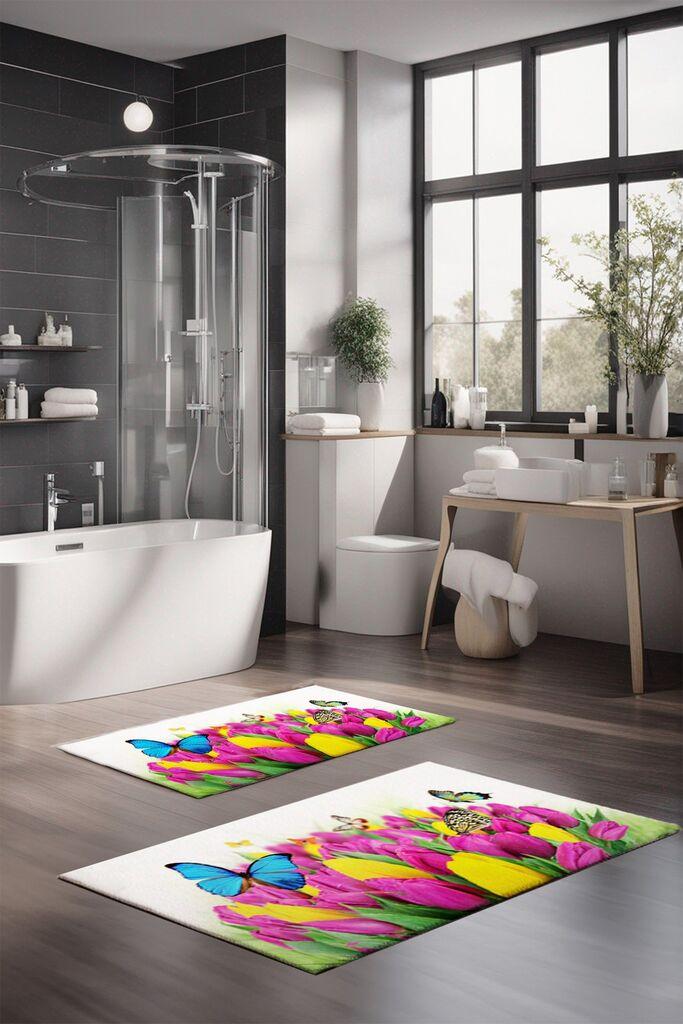 L'essentiel Maison Set tepiha za kupatilo CT-5110, 2 komada, šareni