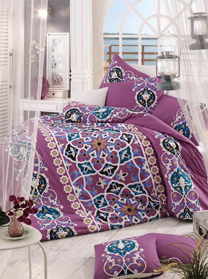 L'essentiel Maison set posteljine Kayra, 160x220cm, ljubičasta