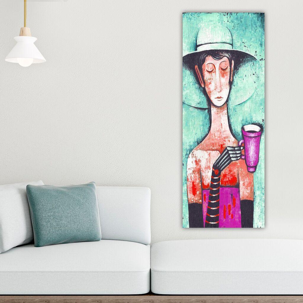 Wallity Slika na platnu 30x80cm