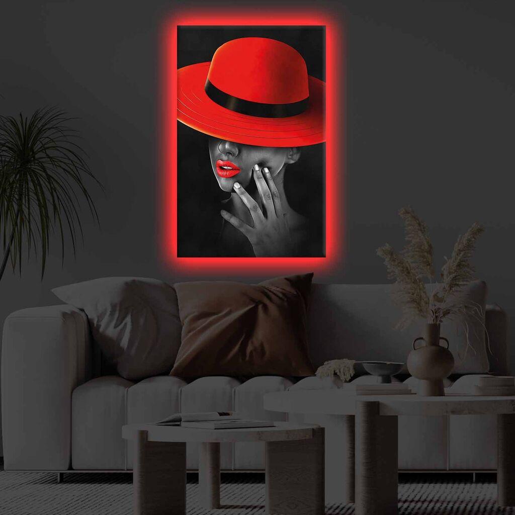 Slika na platnu Wallity sa LED osvetljenjem 45x70cm