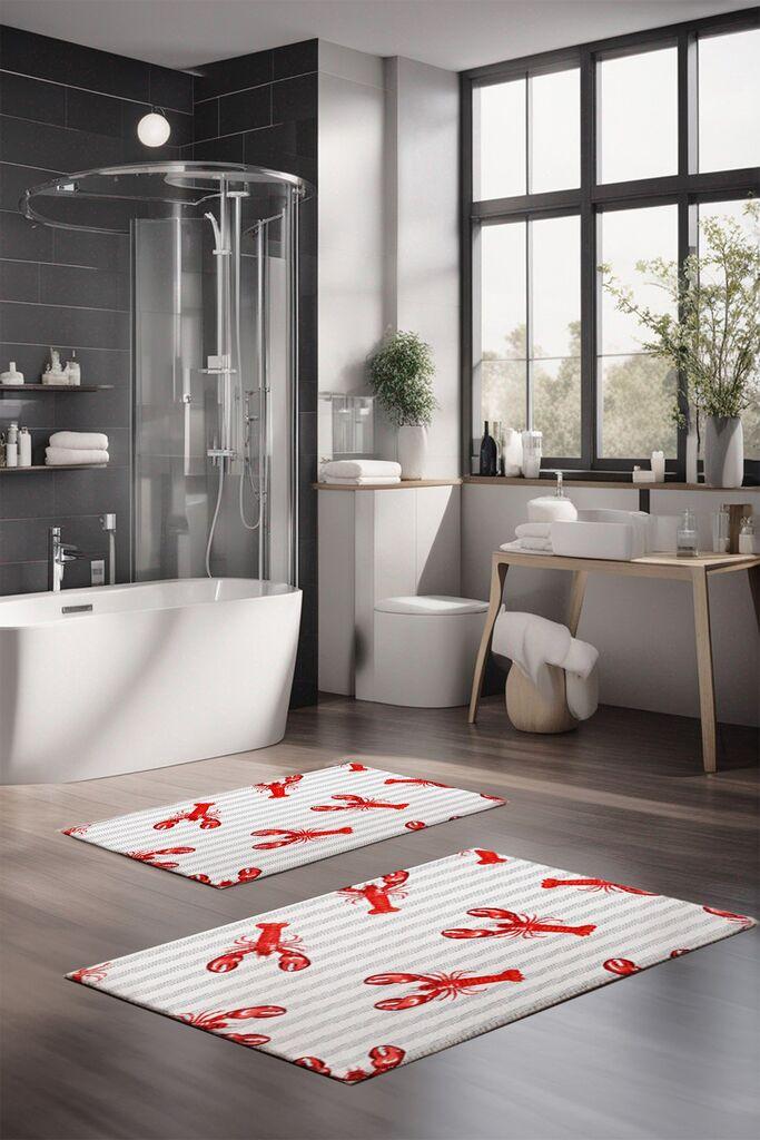 L'essentiel Maison Set tepiha za kupatilo CT-5289, 2 komada, šareni