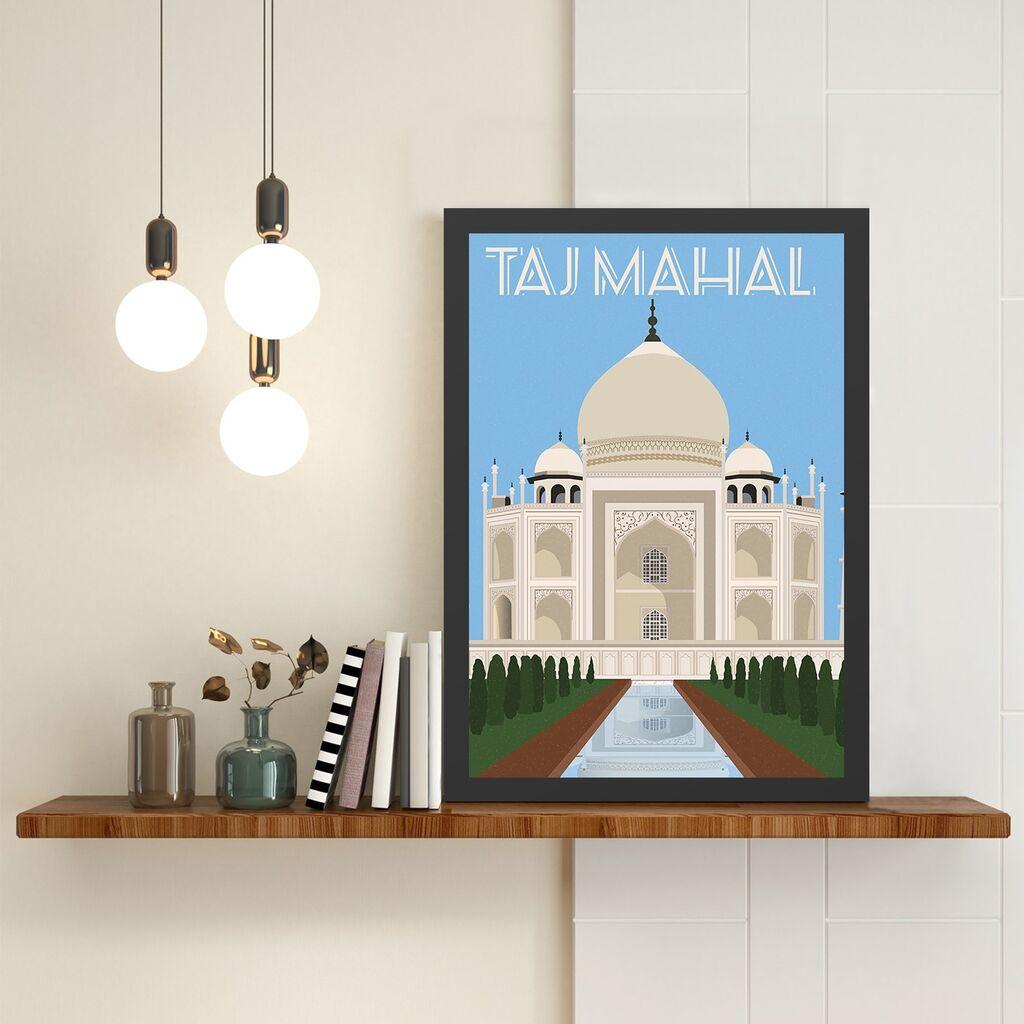 Wallity Uramljena slika Taj Mahal, 55x75 cm