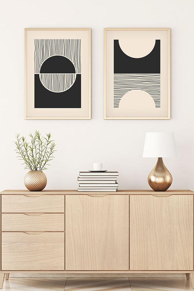 Wallity Uramljena slika Huhu80, 30x40 cm , 2 dela