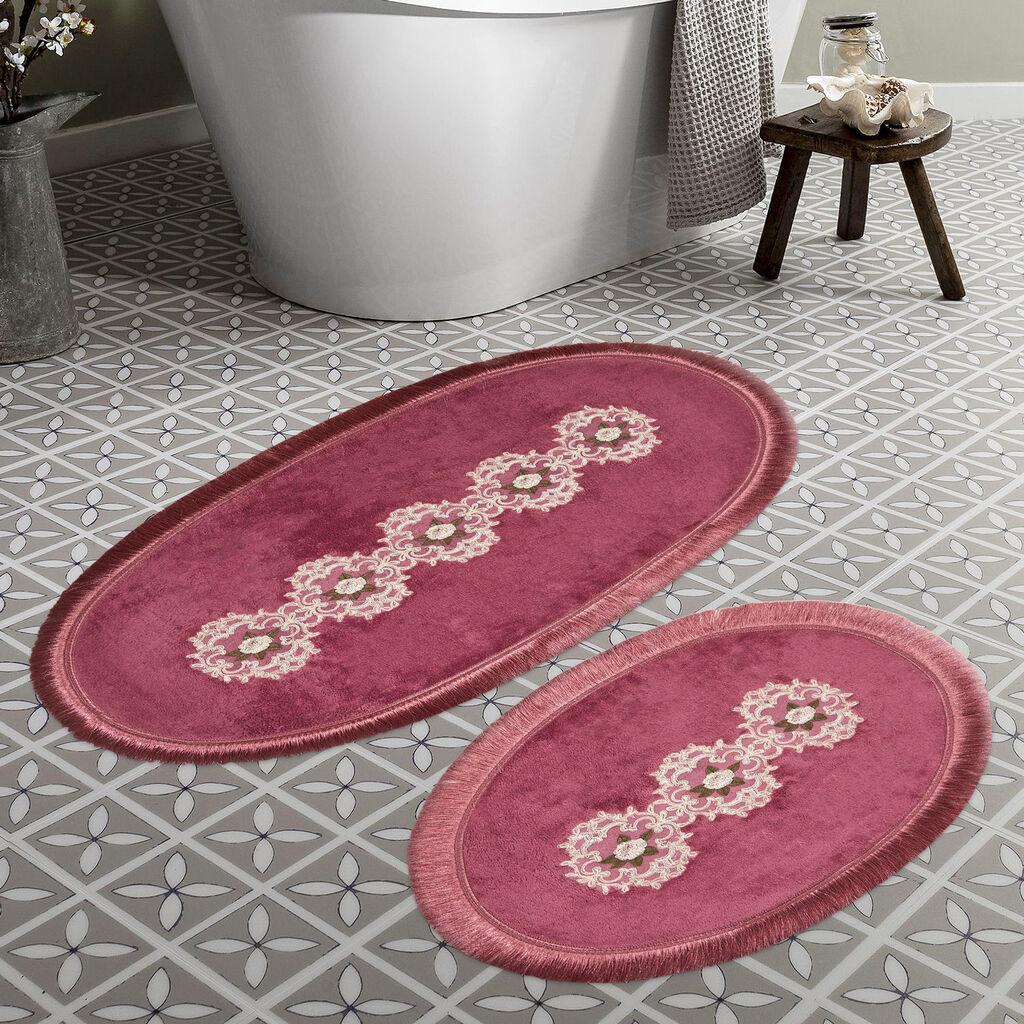 L'essentiel Maison set tepiha za kupatilo Aln_E4_806, 2 komada, roze