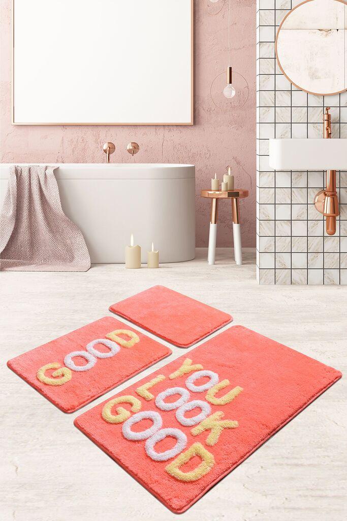 L'essentiel Maison Set od 3 kupaonska tepiha Colorful