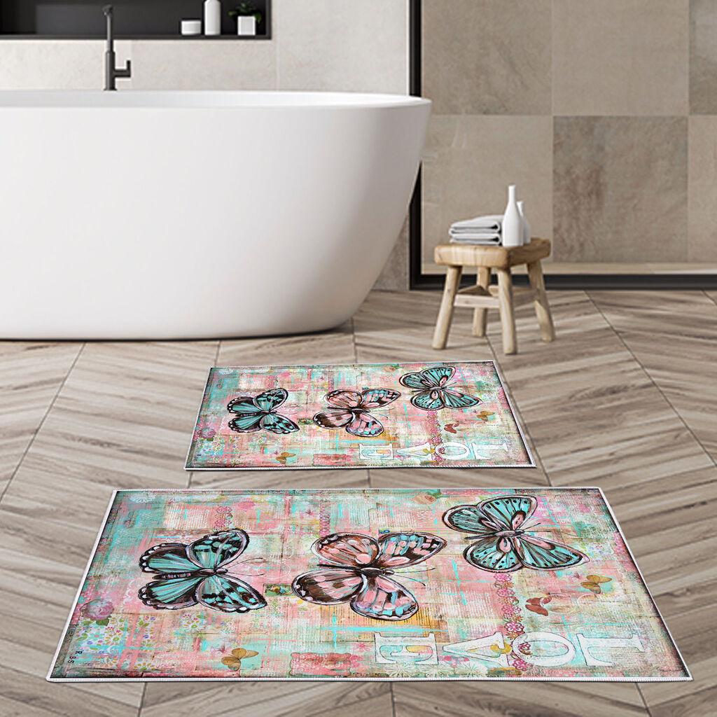 L'essentiel Maison Set od 2 kupaonska tepiha Šarene