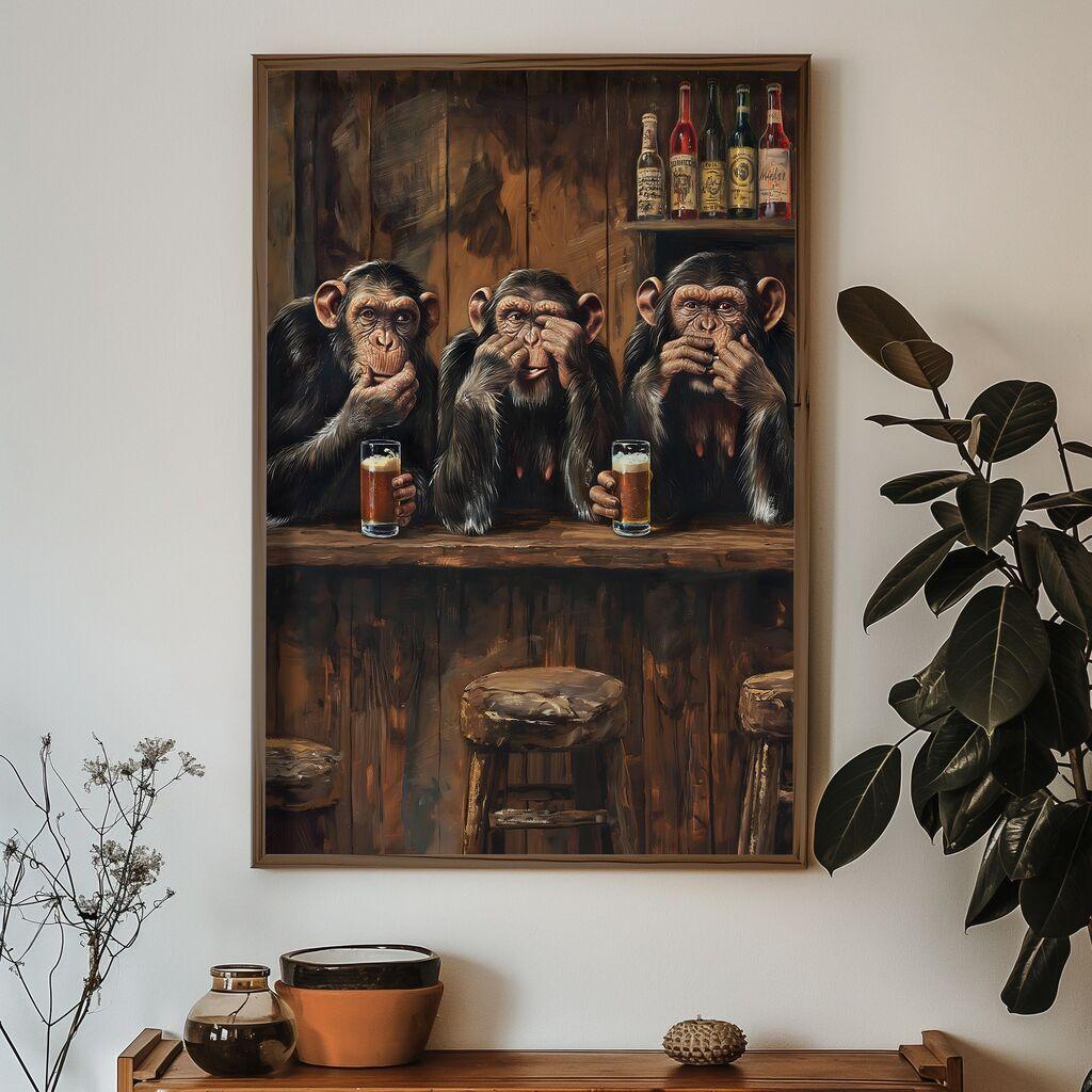 Wallity Slika HUM077, 50 x 70 cm