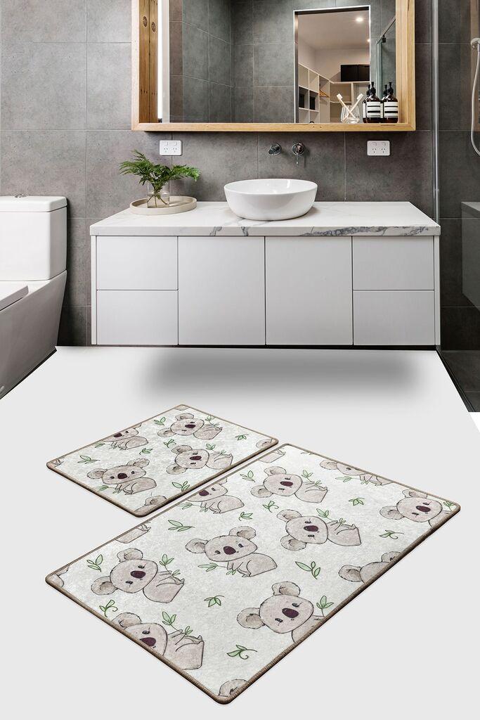 L'essentiel Maison Set od 2 kupaonska tepiha Šarene