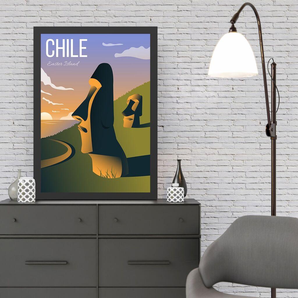 Wallity Uramljena slika Chile, 35x45 cm