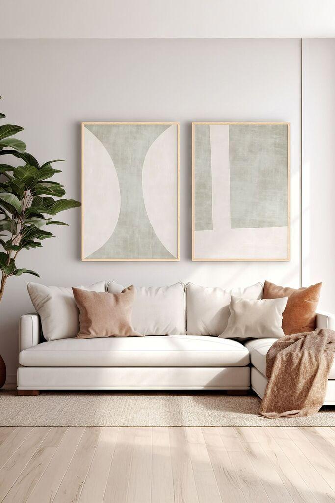 Uokvirena slika Wallity Ersy2Limodel29, 33x48 cm, 2 dijela