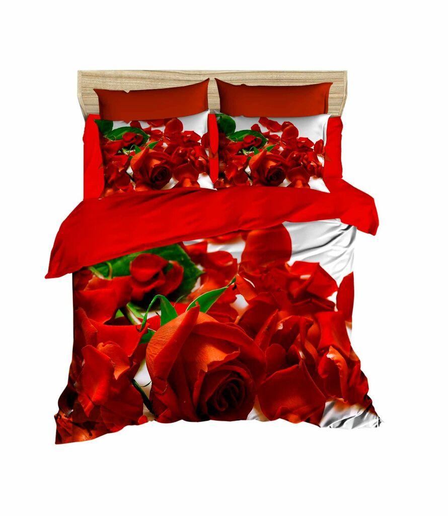 L'essentiel Maison set posteljine 176, 200x220cm, crvena