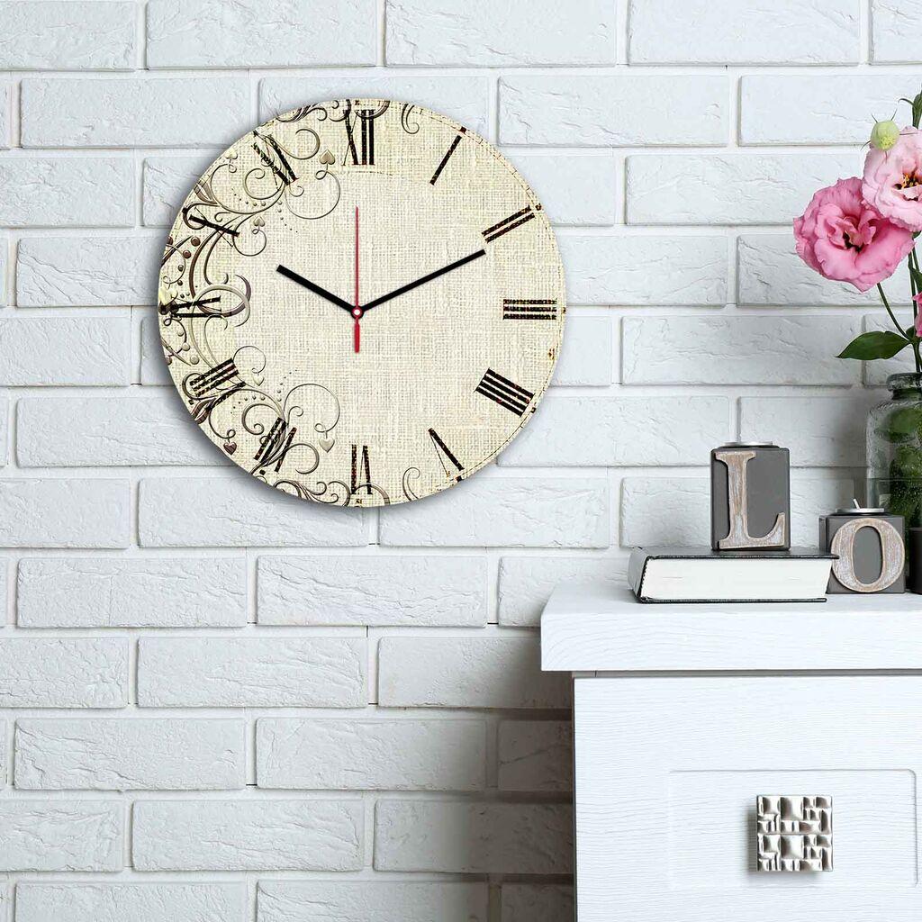Wallity MDF Zidni sat 30cm Šareni