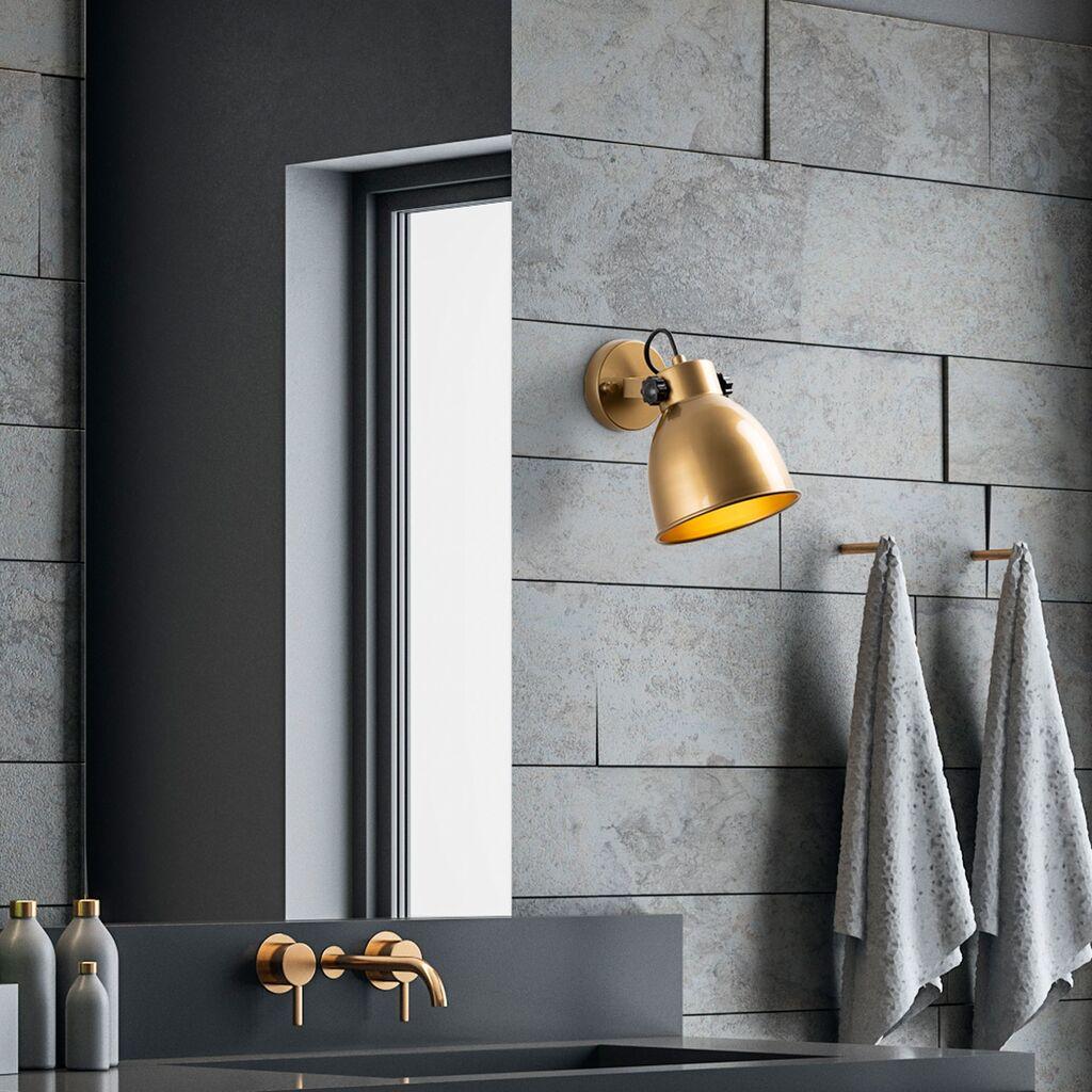 Opviq Zidna lampa Spotkafasi-13792, 16x26x17cm, IP20, Zlatna boja