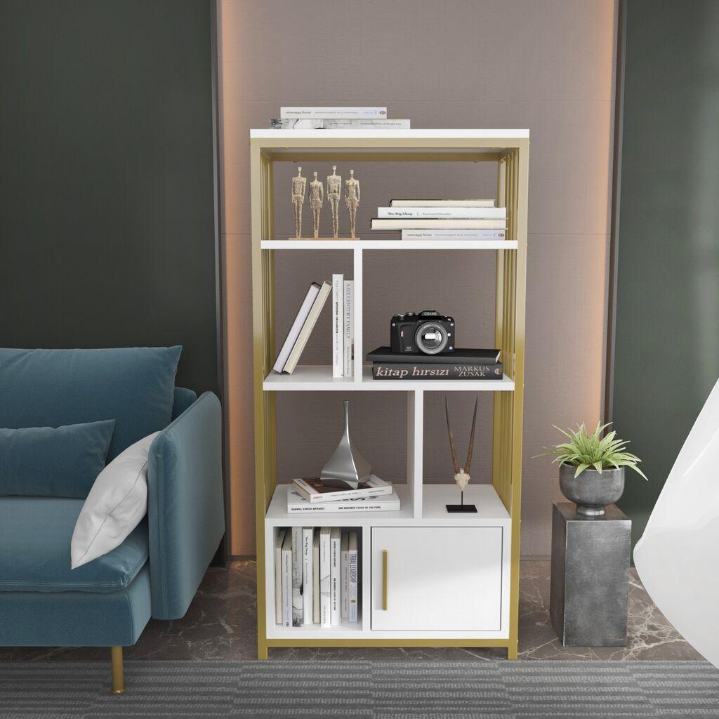 Hanah Home Knjižna polica Valero, 60x120x29,6 cm, Šarena