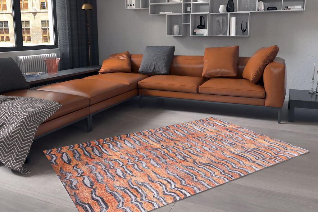 Conceptum Hypnose tepih Opus Chenille 304, 75x150cm, narandžasta