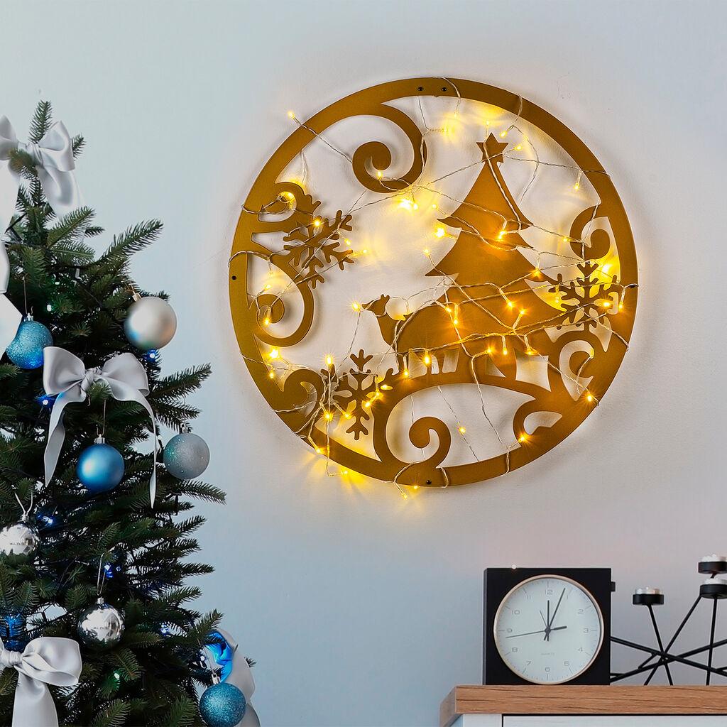 Wallity XMASGOLD 027 Zidna dekoracija
