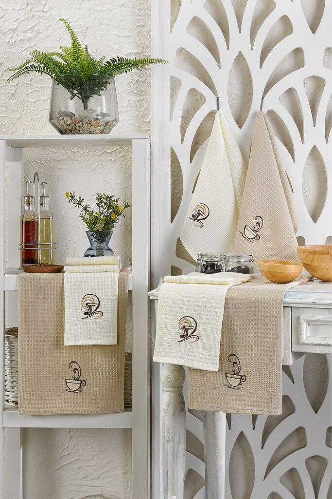 L'essentiel Maison Set kuhinjskih krpa Kafa, 6 komada, višebojni