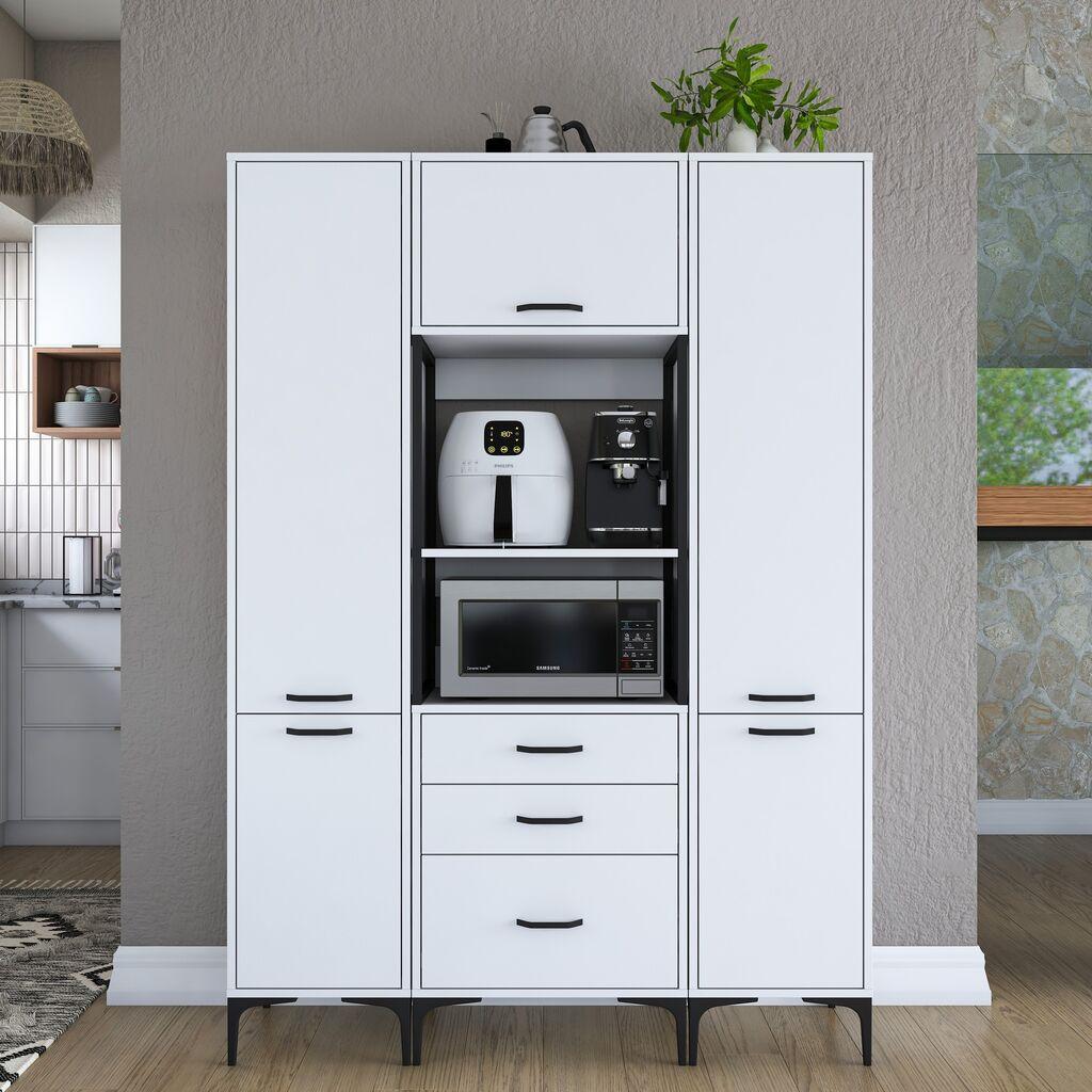 Hanah Home Komoda s ladicama JE145 3115, 140x198,6x40 cm, Bijela