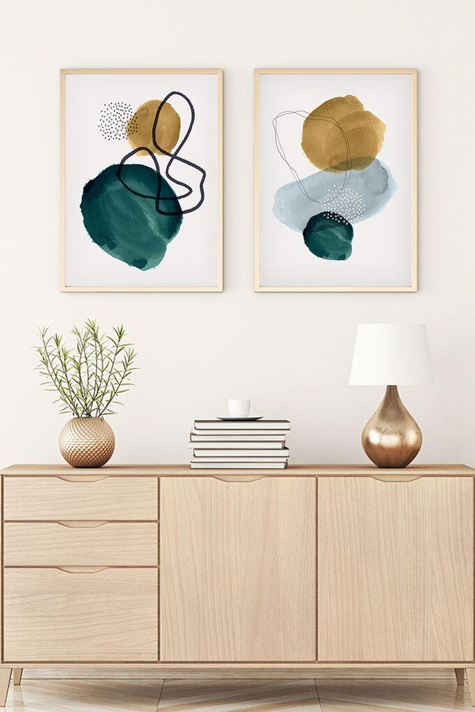 Wallity Uramljena slika Huhu120, 20x30 cm , 2 dela