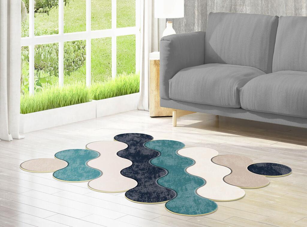 Conceptum Hypnose tepih 100x160cm plava