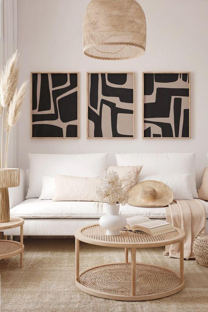 Wallity Slika 3Dartsoho38, 3 dela, 33 x 48 cm