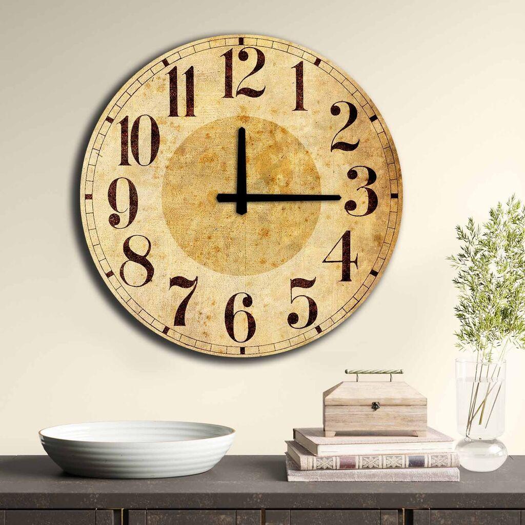 Zidni sat Wallity MDF 50cm šareni