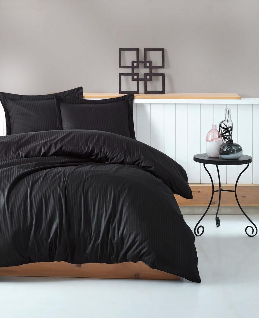 L'essentiel Maison Komplet posteljina Stripe, 200x220 cm, Crna