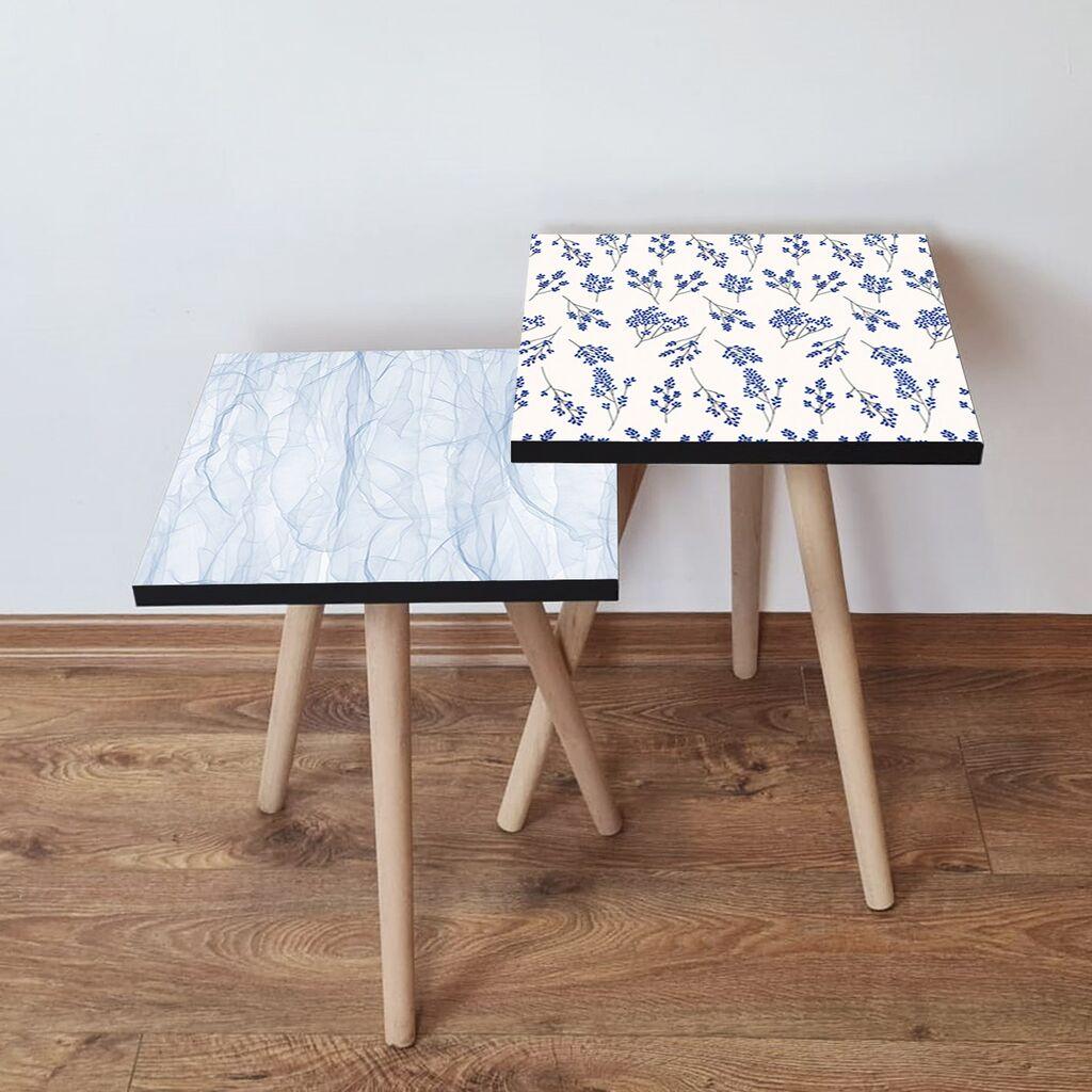 Hanah Home set stolića za kafu 2Shp257, 2 dijela, šareni