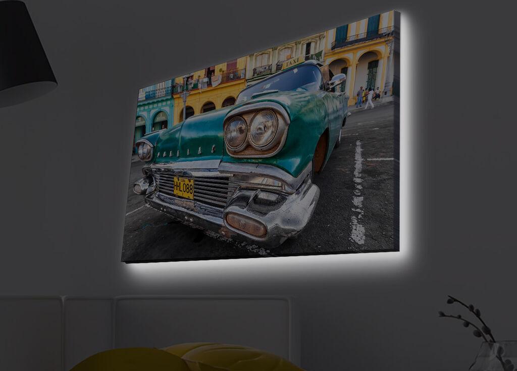 Slika na platnu Wallity sa LED osvetljenjem 45x70cm