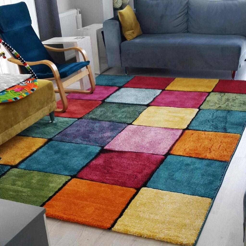 Conceptum Hypnose tepih Renkli Kare, 100x150cm, šareni