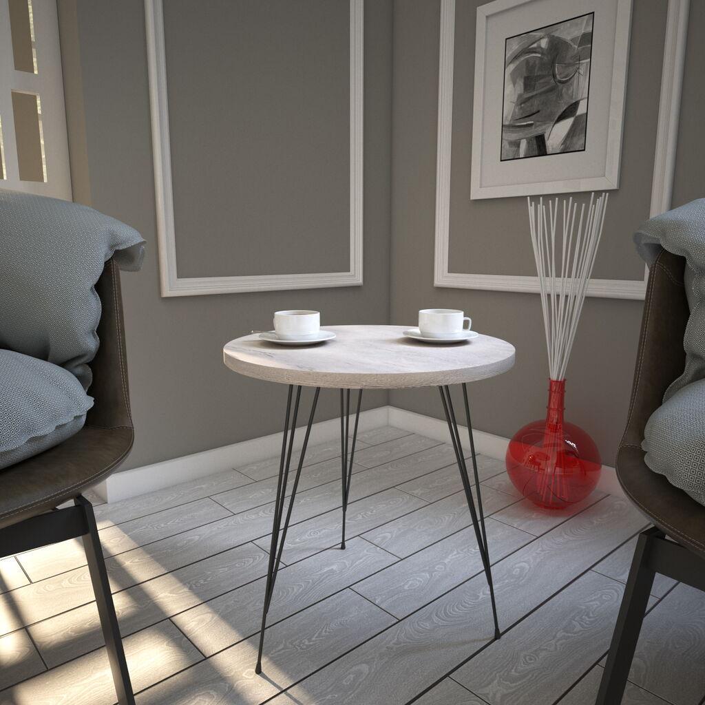 Hanah Home Klub sto Sandalf, 40x44x40 cm, Hrast