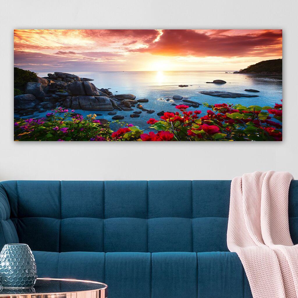 Wallity Slika na platnu 50x120cm