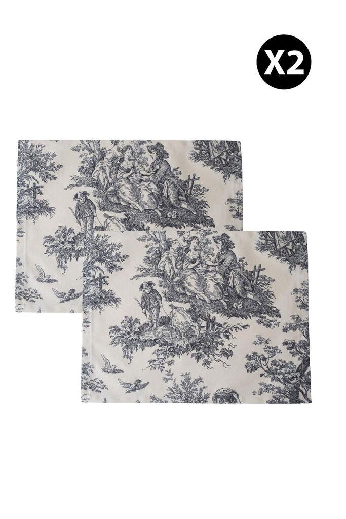 Aberto Design set podmetača za trpezariju BST054, 2 dijela, siva