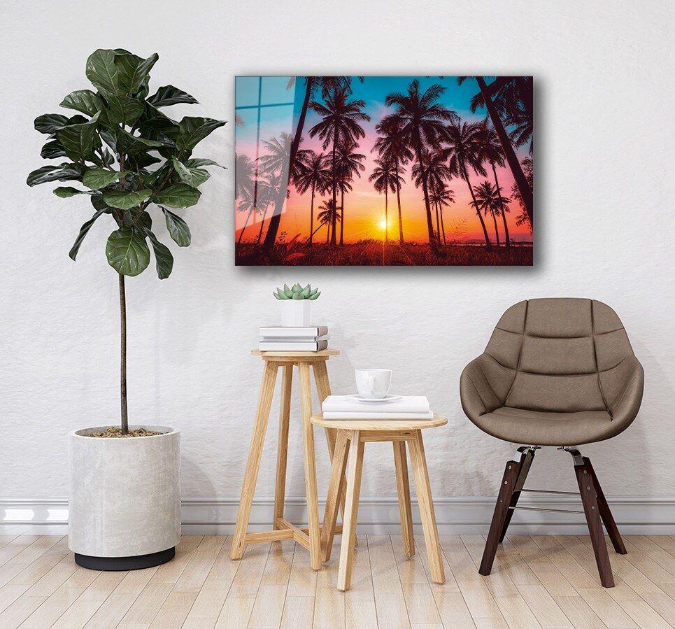 Wallity Slika od kalenog stakla 90x60cm