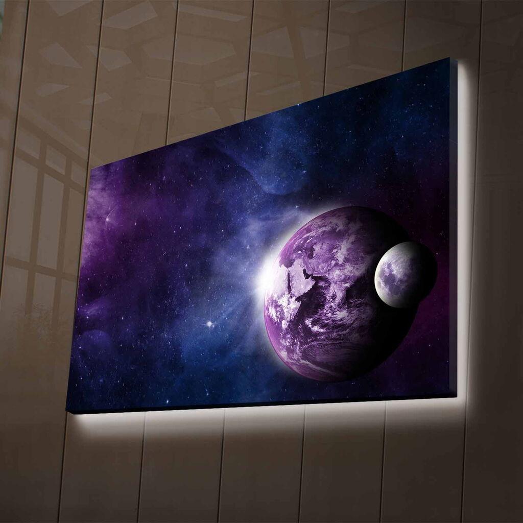 Slika na platnu Wallity sa LED osvetljenjem 45x70cm